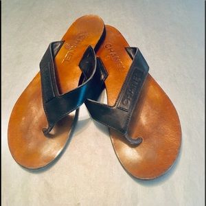 CHANEL BLACK SANDAL